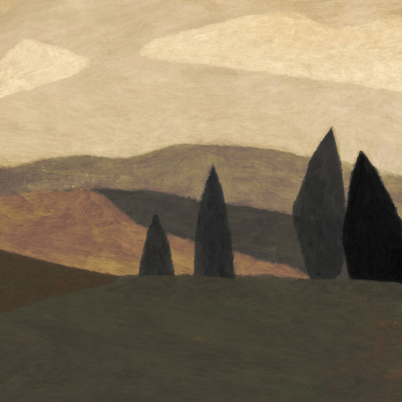 "Paysage 2" par Dan, H 54 po x l 54 po