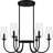 Amandah 6-Light Matte Black Chandelier
