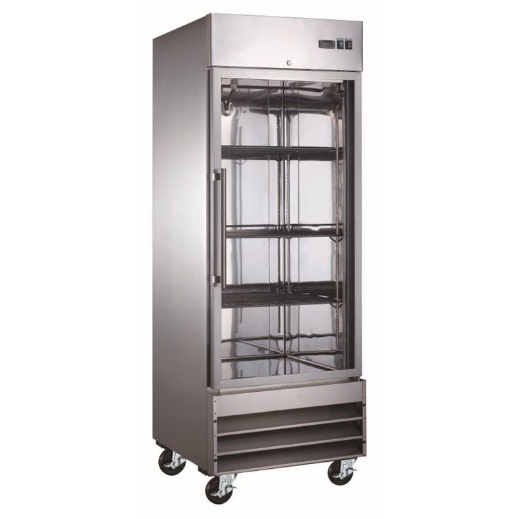 Premium Levella 18.0 Cu ft Double Door Commercial Refrigerator in Gray