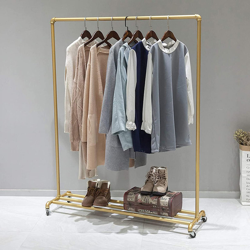 Amati 121cm Rolling Clothing Rack
