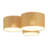 3-Light Hand Woven Drum Flush Mount