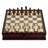 Prodigy 19-in Wooden Chess and Checkers Set