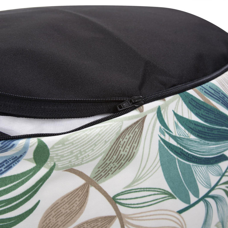 Repose-pieds d'extérieur avec coussin Aleatra