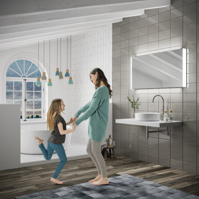 Connect Bathroom Mirror with Shaver Socket