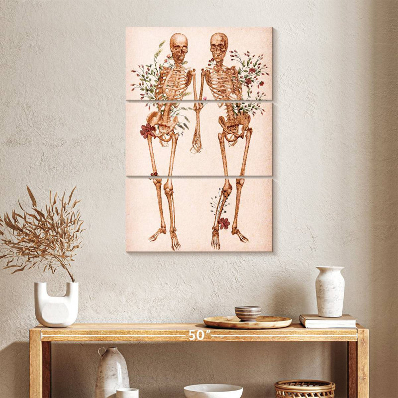 Keiri Skeleton Couple, 57" H x 36" W