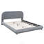 Lit plateforme tapissier grand avec tissu épais Teddy-764047766