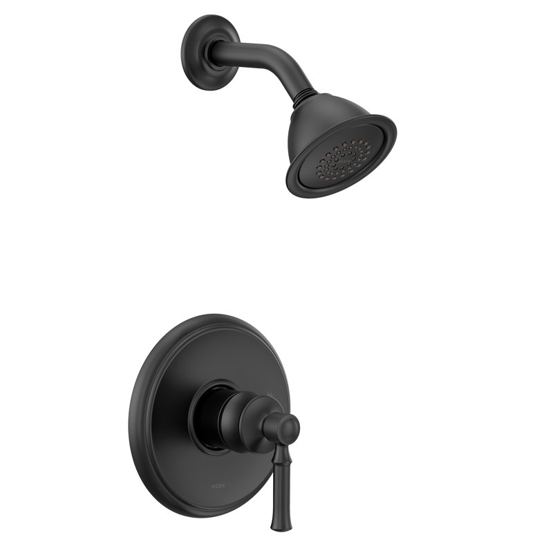 Dartmoor Posi-temp Shower Faucet with Lever, Matte Black