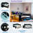 Modern Gaming Daybed With Integrated Desk, Light Strips, Built-in Charging Station, 3 Storage Drawers And Storage Shelves-185784244-185784234