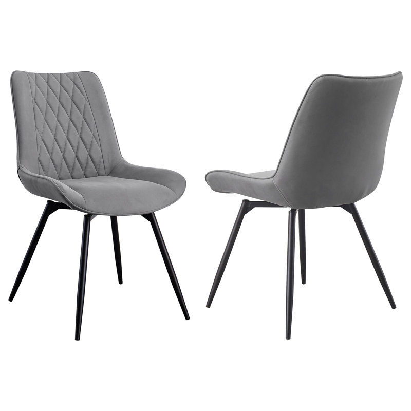 Martahus 19.5'' H Tufted Faux Leather Upholstered Side Chair