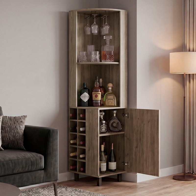 Bar avec rangement pour le vin Melia-Teevan, Cannoli