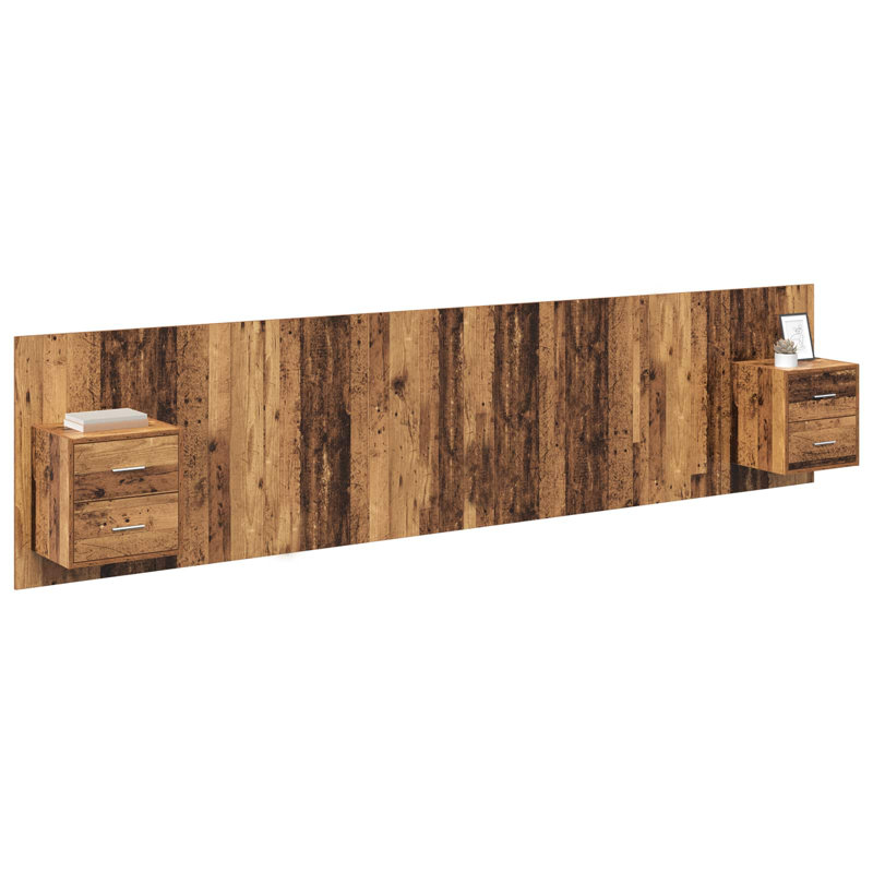 UK Emperor Headboard, Old Wood, 320 x 200cm