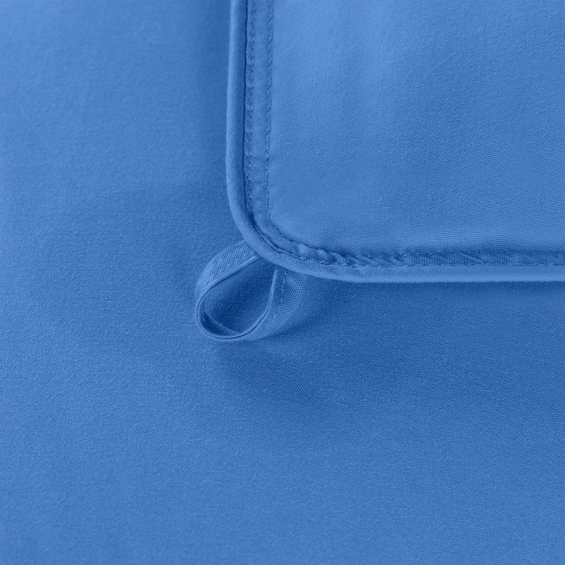 Classic All Season Reversible Medium Weight Hypoallergenic Down Alternative Comforter, Aster Blue, Twin XL Comforter