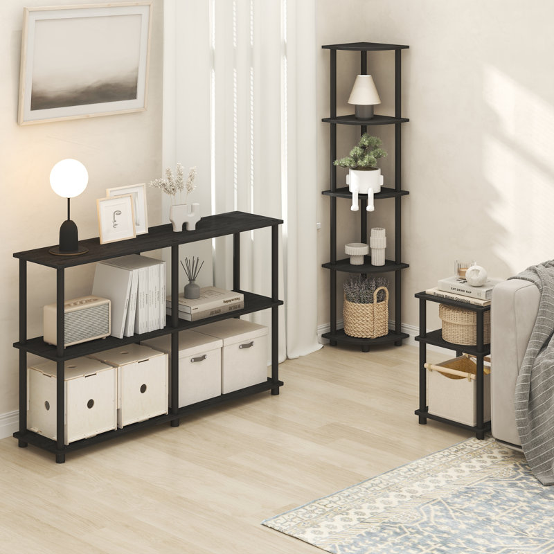 Turn-N-Tube 34.04cm W Manufactured Wood Bedside Table