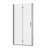Universal Pivot Shower Door With 1/4" Tempered Glass - 1 3/8" Adjustable, 36000 Times Tested For Quality And Leak, , Aluminium Alloy Verified Smooth Pleasant Pivot,-118281610