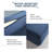 6" Outdoor Cushions For Patio Furniture, 22X24x6 Thick Seat Cushion Set Of 4, Fade Resistant Couch Chair Replacement Cushions High Density Deep Wicker Chair Cushion W/Removable Cover-1859395672