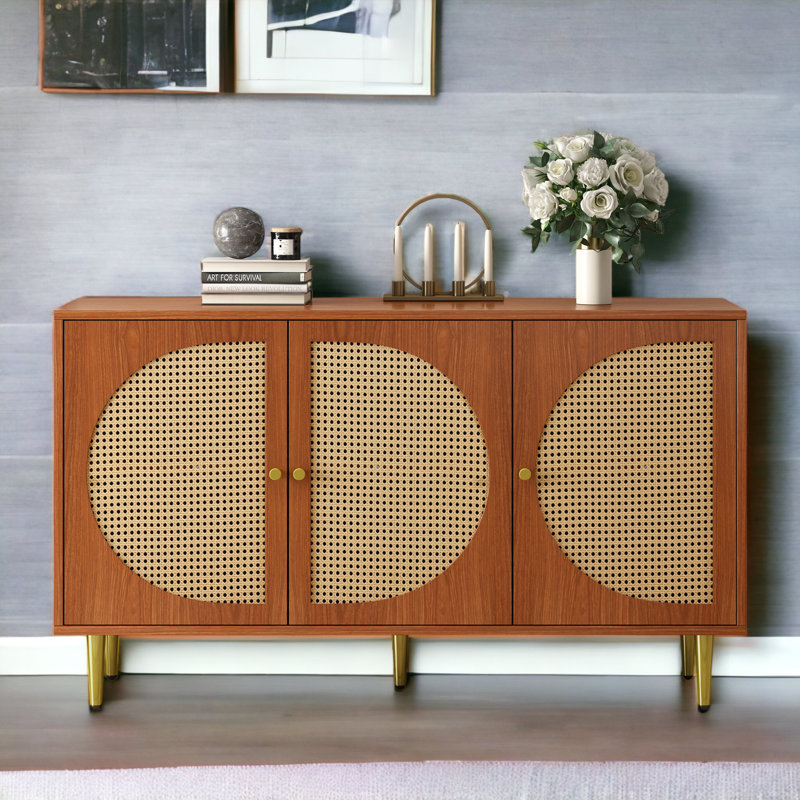 Aalayiah 129.8cm Sideboard, Walnut