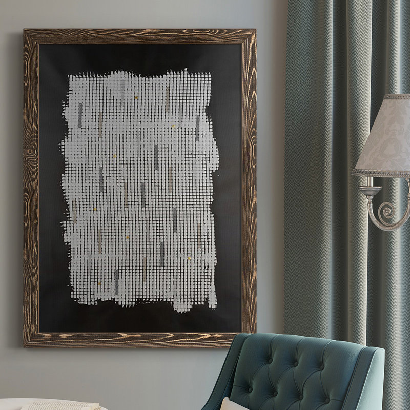 " Bits & Bytes II ", 37.5" H x 27.5" W x 1" D, Walnut