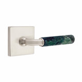 Select Round Door Lever with Square Rosette