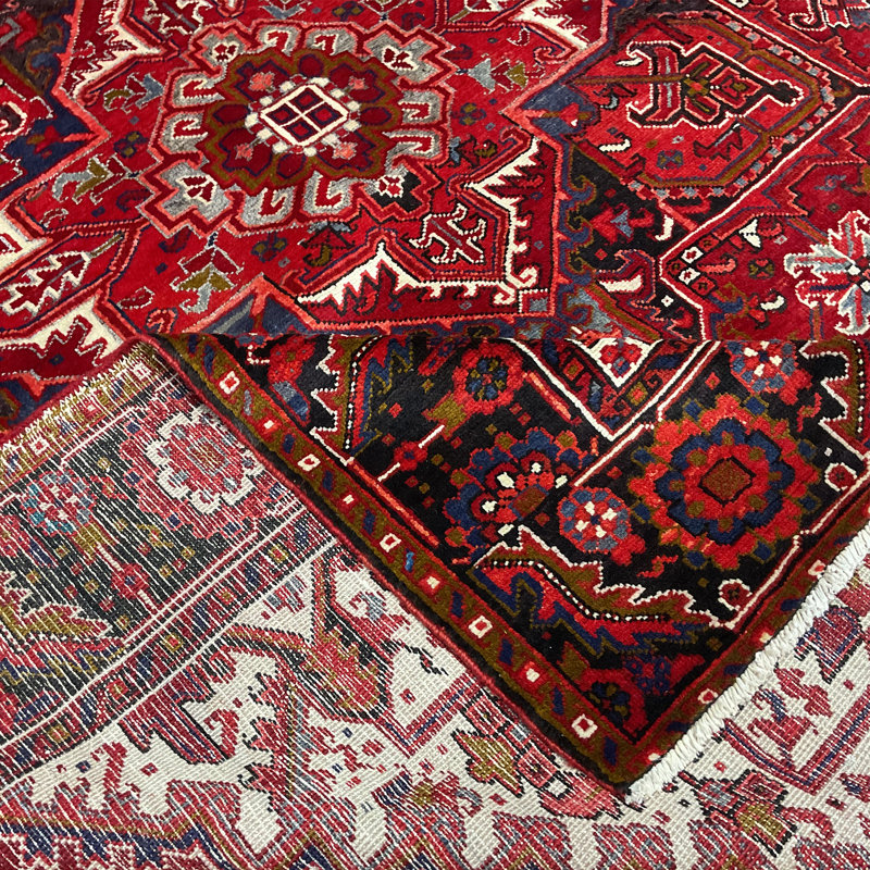 HERAT ORIENTAL Handmade Heriz Wool Rug