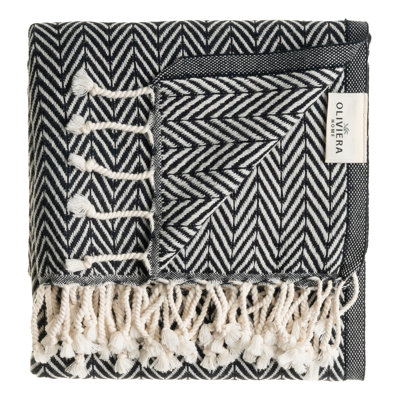 Herringbone Turkish Cotton Bath and Hand Towels