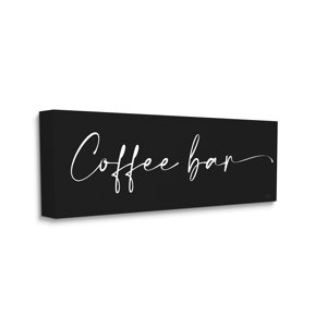 Coffee Bar by Lux + Me Designs - Unframed Textual Art on Canvas