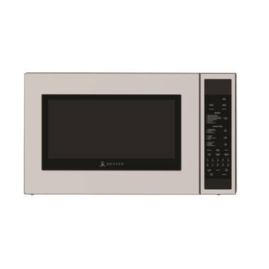 Midea 0.9 cu. ft. 1000-Watt Commercial Countertop Microwave Oven  Programmable in Stainless Steel In and Out 1025F1A - The Home Depot