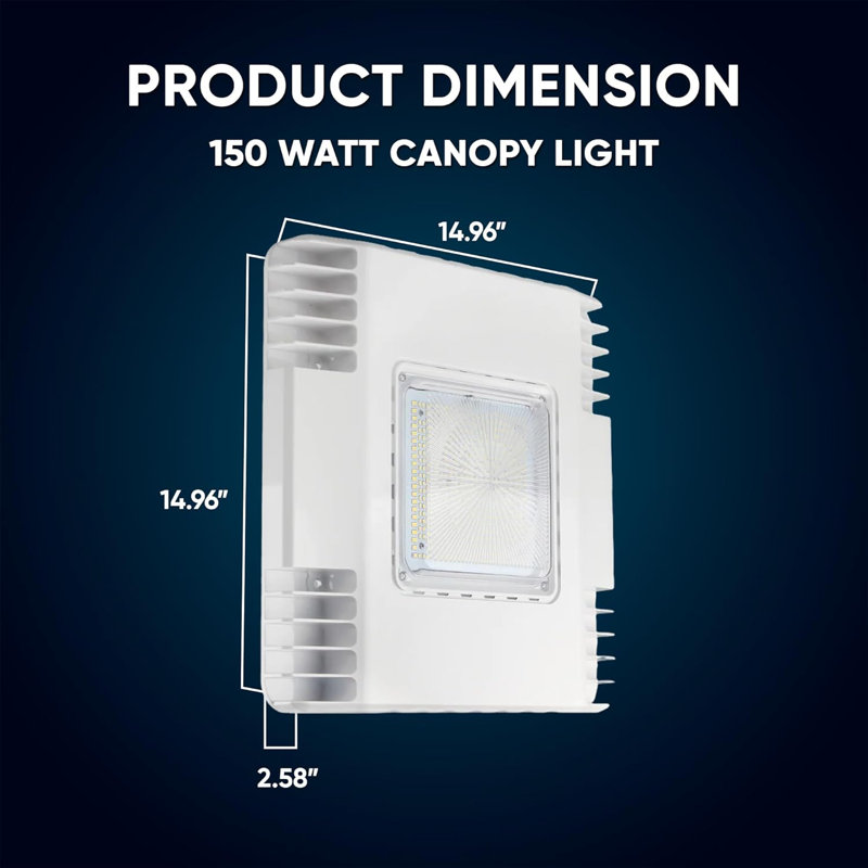 Plafonnier encastré 150W à DEL