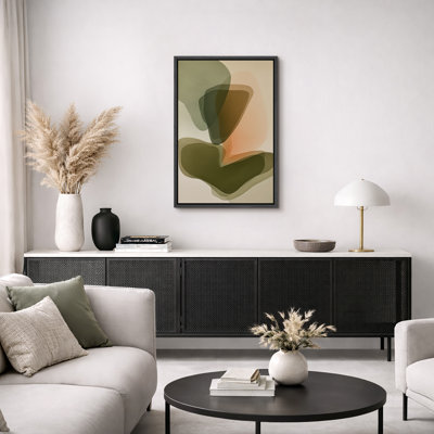 Art minimaliste de formes abstraites, photos de salon, impression sur toile encadrée