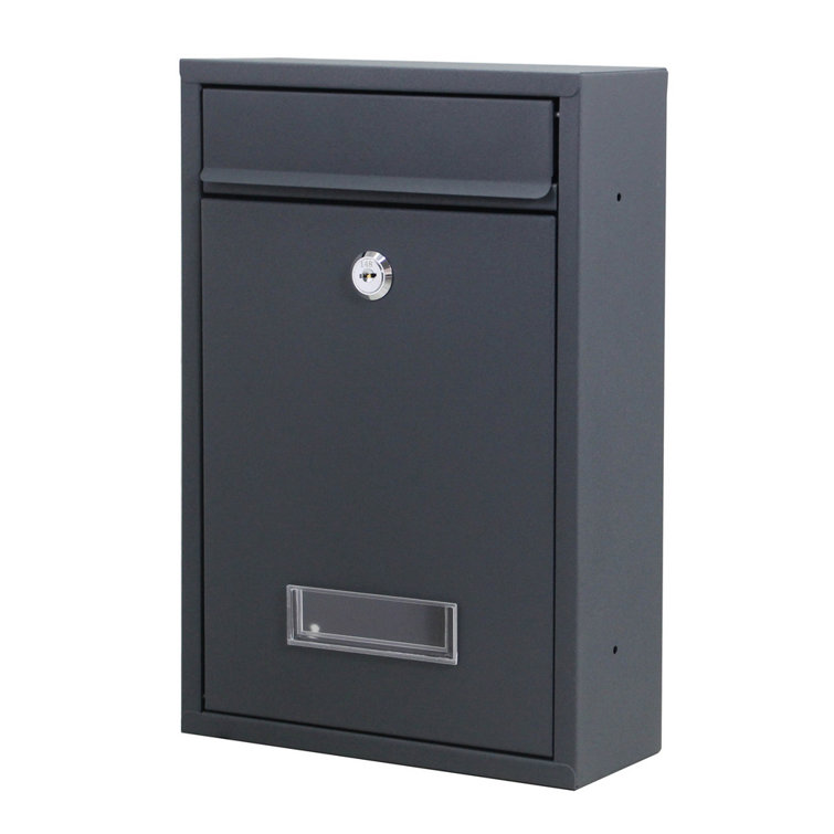 Inbox Zero Locking Wall Mounted Letter Box | Wayfair.co.uk