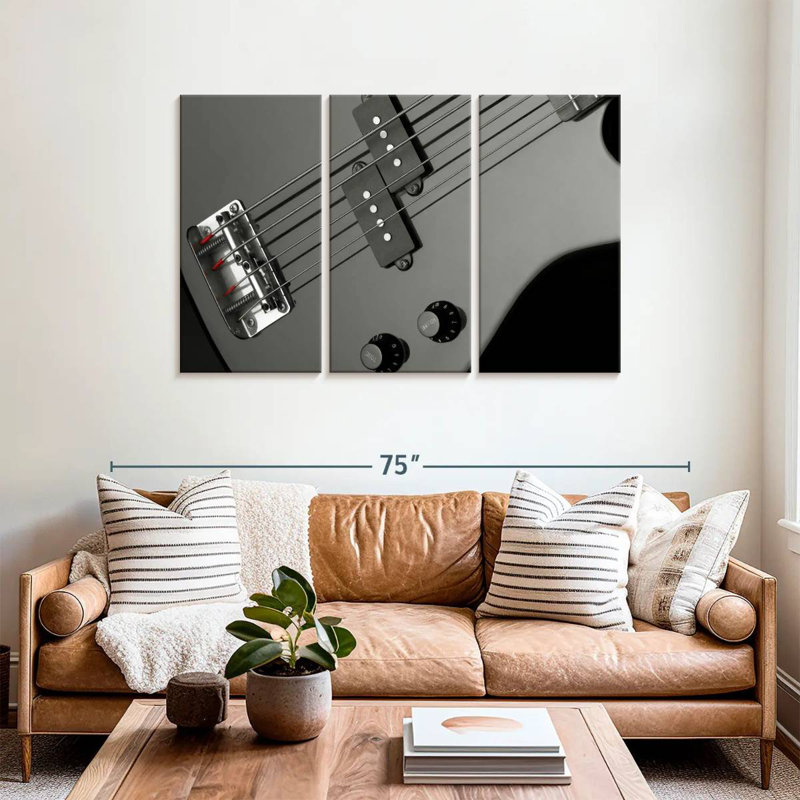 Abarca Bass Guitar, 36" H x 57" W