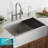 KRAUS Allyn Transitional Bridge Kitchen Faucet with Pull-Down Sprayhead-50465761-93762420