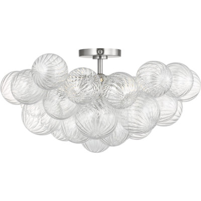 Generation Lighting Zia Dimmable 23" Flush Mount Ceiling Light