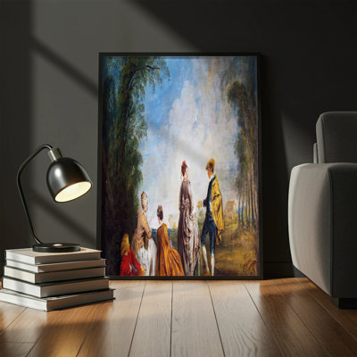 Yeung 1 Piece Floater Frame Wall Art