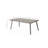 Outdoor Folding Iron Dining Table – Weather-Resistant Patio Table With Slatted Top, Foldable & Durable Iron Frame For Balcony & Garden