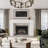 Sabine Contemporary Wood Fireplace Mantel Surround 56" x 42" Opening - 80" x 54" Overall - White Paint on Poplar-557557856-557557859