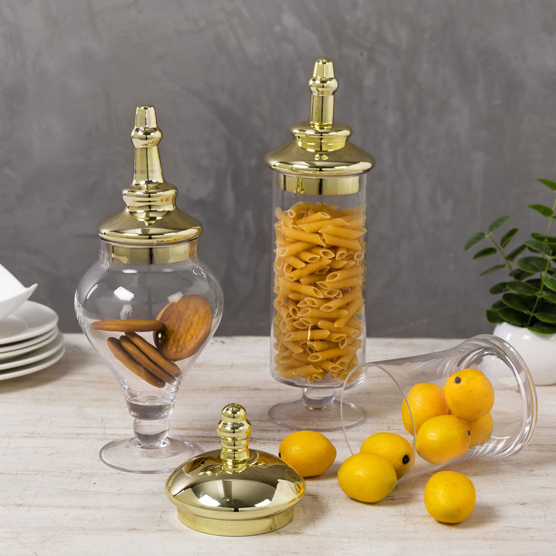 Glass Jar - Set of 3