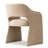 19" Seat Height Upholstered Chenille Dining Armchair-1396930514