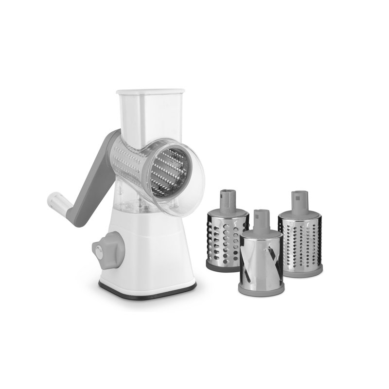 Eternal Rotary Grater And Slicer With 3 Barrels/blades