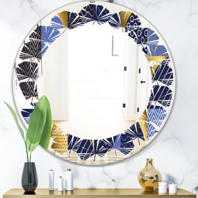 Miroir mural Leaves Abstract Drops X Coastal