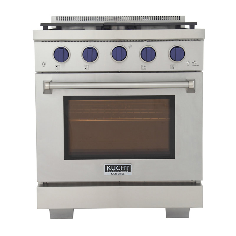 Kucht 30'' W Free Standing Range, Liquid Propane