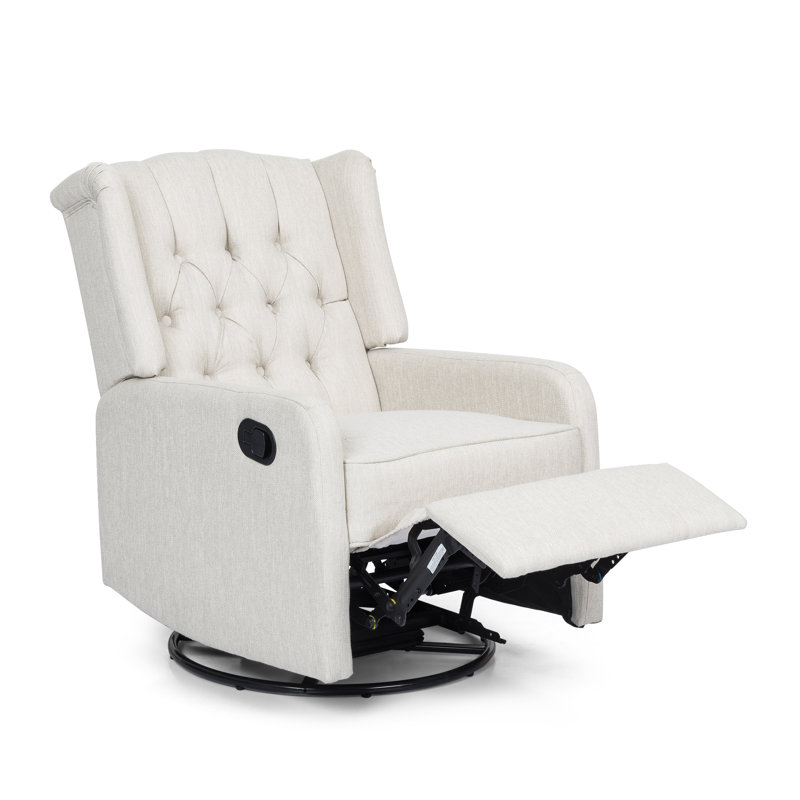 Fauteuil inclinable manuel de conception classique avec fauteuil pivotant à 360 degrés et fauteuil de détente pour le salon