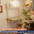 Adjustable Solid Wood Puzzle Table with Drawers and Storage Shelf 