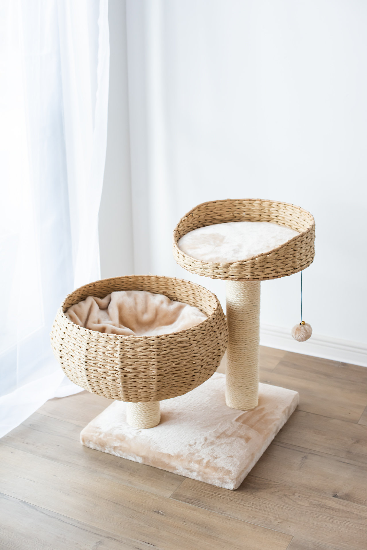 PetPals Handwoven Cat Tree with Perches Scratching Post & Reviews Wayfair