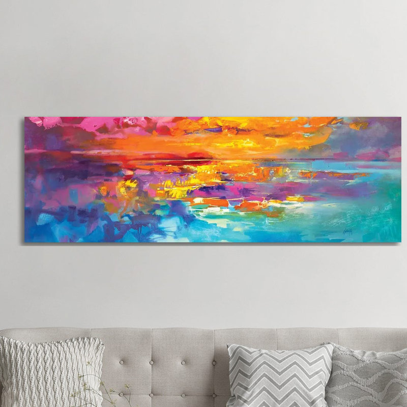Spectrum Sunrise by Scott Naismith - Panoramic Print on Canvas, 182.88 cm H x 60.96 cm W, Wrapped Canvas