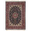 Melfred Oriental Area Rug in Navy Blue