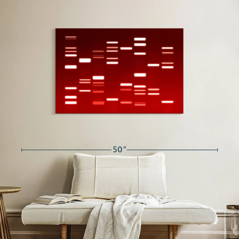 Keiri DNA Red, 26" H x 39" W