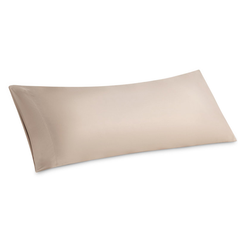 Rayon from Bamboo Pillowcase with Envelope Closure, Khaki, Body Pillowcase