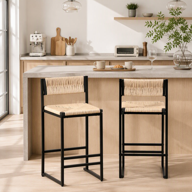 Ensemble de 2 tabourets de bar Honey