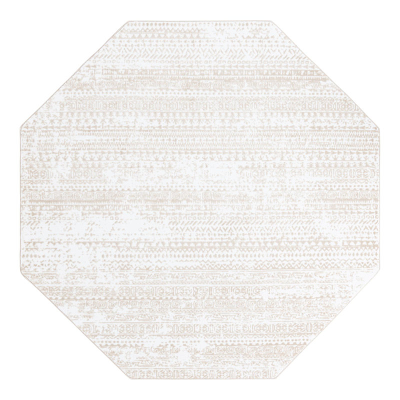 Ardussi Abstract Indoor Rug, Octagon 7'10" x 7'10"