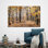 Forêt d'automne, art mural sur toile, décor d'automne, 1P